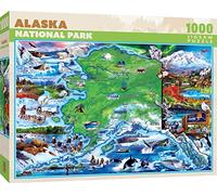 MasterPieces - 1000 Piece Jigsaw Puzzle, Alaska National Park, Fun for Adults, Family, Kids 19.25"x26.75"