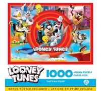 MasterPieces 1000 Piece Jigsaw Puzzle for Adults and Families - Looney Tunes - That's All Folks - 19.25"x26.75"