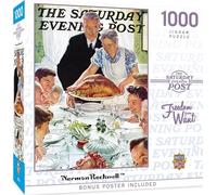 MasterPieces 1000 Piece Jigsaw Puzzle for Adults, Family, Or Kids - Freedom from Want - 19.25"x26.75"