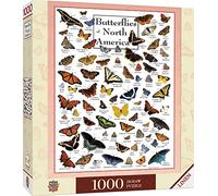 MasterPieces 1000 Piece Jigsaw Puzzle for Adults, Family, Or Youth - Butterflies of North America - 19.25"x26.75"