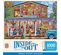 MasterPieces 1000 Piece Jigsaw Puzzle for Adults - Hometown Market - 19.25"x26.75" - American Scene, EZ-Grip, Recycled Board, Unisex Adult