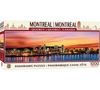 Masterpieces - 1000 Piece Jigsaw Puzzle, Montreal Skyline Panoramic, Fun for Adults, Family, Kids 13" x39
