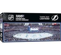 MasterPieces 1000 Piece Jigsaw Puzzle - NHL Tampa Bay Lightning Panoramic City Skyline - 13"x39" - Adult Puzzle