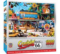 MasterPieces - 1000 Piece Jigsaw Puzzle, Trading Post on Route 66, Fun for Adults, Family, Kids, 19.25" x 26.75"