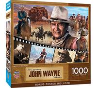 MasterPieces 1000 Piece John Wayne Jigsaw Puzzle for Adults, Family, Or Youth - Legend of The Silver Screen - 19.25"x26.75"