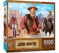 MasterPieces 1000 Piece John Wayne Jigsaw Puzzle for Adults, Family, or Youth - on the Trail - 19.25"x26.75"
