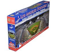 Masterpieces 1000 Piece Sports Jigsaw Puzzle - MLB Los Angeles Dodgers Center View Panoramic - 13"x39"