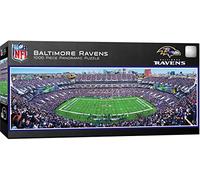 MasterPieces 1000 Piece Sports Jigsaw Puzzle - NFL Baltimore Ravens Center View Panoramic - 13"x39"