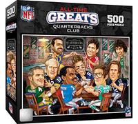 MasterPieces 500 Piece Sports Jigsaw Puzzle for Adults - NFL Quarterback All-Time Greats - 15x21