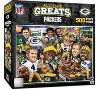 MasterPieces 500 Piece Sports Puzzle for Adults - NFL Green Bay Packers All-Time Greats - 15 x 21 inches