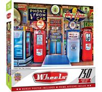 MasterPieces 750 Piece Jigsaw Puzzle for Adult, Family, Or Kids - Classic Gas -