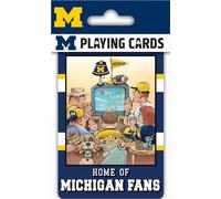 Masterpieces Adult Playing Cards - Michigan Wolverines Fan Deck, 54 Poker Cards