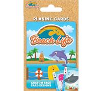 Masterpieces Beach Life Themed Cards - 54 Card Deck, Novelty Design for Adults & Unisex, Multi-Color, Nature Theme