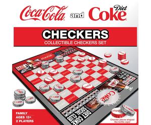 MasterPieces Coca-Cola and Diet Coke Checkers Board Game - Officiall (US IMPORT)