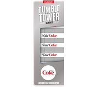 MasterPieces Family Games - Diet Coke Wood Block Tumble Tower - Officially Licensed