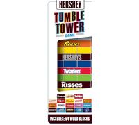 Masterpieces Family Games - Hershey's Wood Block Tumble Tower - Officially Licensed