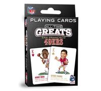 MasterPieces Family Games - NFL San Francisco 49ers All-Time Greats Playing Cards - Officially Licensed Playing Card Deck for Adults, Kids, and Family