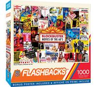 MasterPieces Flashbacks Puzzles Collection - Movie Posters 1000 Piece Jigsaw Puzzle