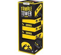 MasterPieces Game Day - NCAA Iowa Hawkeyes - Officially Licensed Tumble Tower, Real Wood Blocks