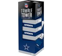 MasterPieces Game Day - NFL Dallas Cowboys - Officially Licensed Tumble Tower, Real Wood Blocks