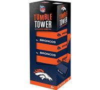 MasterPieces Game Day - NFL Denver Broncos - Officially Licensed Tumble Tower, Real Wood Blocks