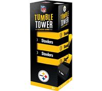MasterPieces Game Day - NFL Pittsburgh Steelers - Officially Licensed Tumble Tower, Real Wood Blocks