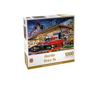 Masterpieces Jigsaw Puzzle 1000 Pieces for Adults - Starlite Drive-in, Nostalgic Fun, 19.25"x26.63", Unisex Adult
