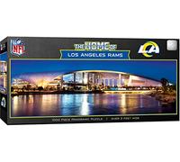 MasterPieces NFL 1000 Piece Jigsaw Puzzle - Los Angeles Rams Stadium View Panoramic - 13"x39" - Challenging Adult Puzzle