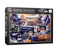 MasterPieces NFL Baltimore Ravens 1000 Piece Jigsaw Puzzle for Adults - Gameday Tailgate Collection, 19.25"x26.75", Eco-Friendly, Challenging, Ages 14+