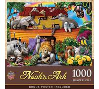 MasterPieces Noah's Ark Puzzle 1000 Piece - Animal Jigsaw for Adults (US IMPORT)
