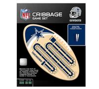 Masterpieces Officially Licensed NFL Dallas Cowboys Wooden Cribbage Game for Adults