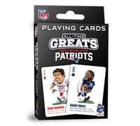 MasterPieces Officially Licensed NFL New England Patriots All-Time Greats Playing Cards - 54 Card Deck