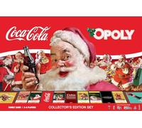 MasterPieces Opoly Board Games - Coca-Cola Holiday Opoly - Officially Licensed Board Games for Adults & Families