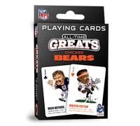 MasterPieces Playing Cards - Chicago Bears All-Time Greats Playing Cards - Officially Licensed Playing Card Deck for Adults, Kids, and Family