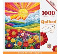 MasterPieces Quilted 1000 Piece Jigsaw Puzzle for Adults - The Blooming Horizon - 19.25"x26.75"