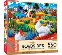 MasterPieces Roadsides of The Southwest Jigsaw Puzzle, Gallos Blancos, Featuring Art by Steven Morath, 550 Pieces