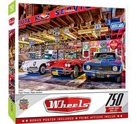 MasterPieces Wheels Jigsaw Puzzle, Triple Threat, Featuring Art by Linda Berman, 750 Pieces