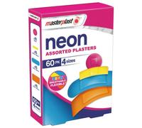 Masterplast Assorted Fabric Plasters - Neon - Pack Of 60