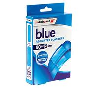 Masterplast Blue Detectable Plasters Food Hygiene Compatible Pack of 80
