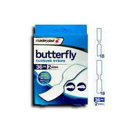 Masterplast Butterfly closure strips 36 pk 2 sizes