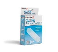 Masterplast Clear Assorted Plasters 100 Pack | Waterproof Plasters | Breathable Durable Transparent | 4 Sizes 22mm, 40mm x 10mm, 72mm x 19mm, 72mm x 25mm
