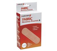 Masterplast Fabric Assorted Plasters 100 Pack | Flexible, Durable, Breathable
