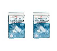 Masterplast Invisible Aqua plasters x 2 - 2 Pack - 48 in Total.