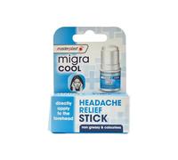 Masterplast Migra Cool Headache Relief, Non-Greasy & Colourless, Apply Directly onto Forehead Stick 3.6g