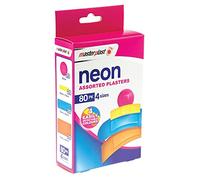 Masterplast Neon Plasters, Flexible, Durable Pack Of 80