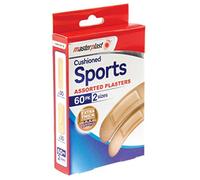 Masterplast Sports Plasters, Flexible, Durable Pack of 60, Natural