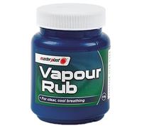 Masterplast Vapour Rub | Natural Herbal Ingredients for Clear, Cool Breathing Chest Throat and Back Rub (100g Tub)
