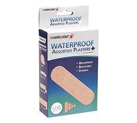 Masterplast Waterproof Assorted Plasters 100 Pack | Mixed First Aid Dressings, Breathable, Flexible, Durable - Perfect for The Shower or Swimming