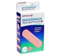 MasterPlast Waterproof Assorted Plasters, Breathable, Durable, 100 Pack