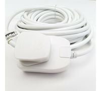 Masterplug 10 Meter Extension Lead Cable 13 Amp Mains Plug Socket Single Gang